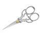 Винтажные ножницы для скрапбукинга Серебряные 12x5 см (TWGS-SCS-SL)